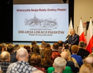 Uroczysta Sesja Rady Gminy Piaski inaugurująca obchody 250 - lecia lok