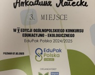 Ogólnopolski konkurs EDUPAK POLSKA – 3. miejsce dla ucznia Szkoły Pods