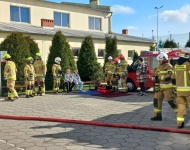 Alarm pożarowy w szkole w Bodzewie!!