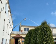 Alarm pożarowy w szkole w Bodzewie!!