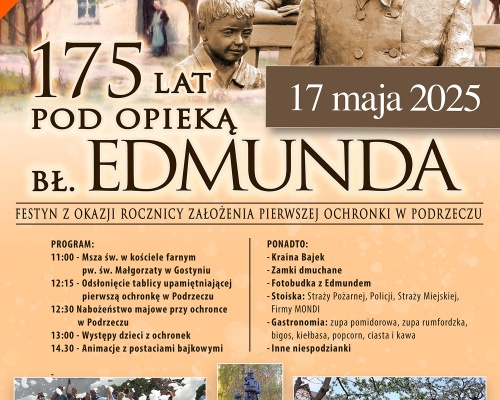 Festyn z okazji rocznicy założenia pierwszej ochronki w Podrzeczu